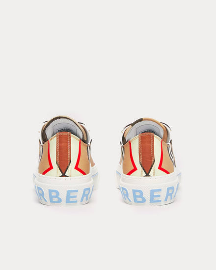 Burberry Montage Print Multicolour Low Top Sneakers - 3