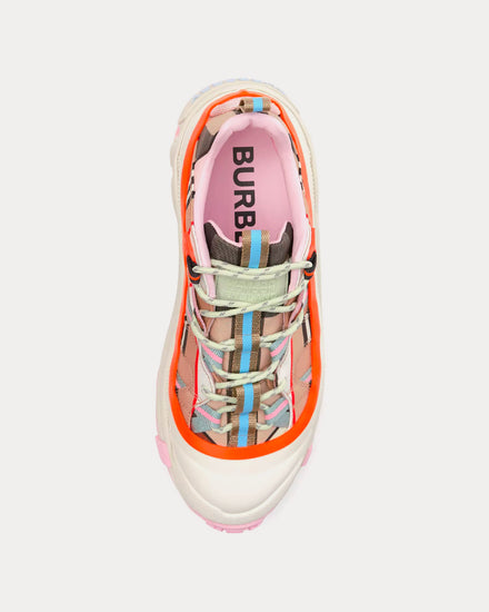 Burberry Arthur Technical Leather Multicolour Low Top Sneakers - 2