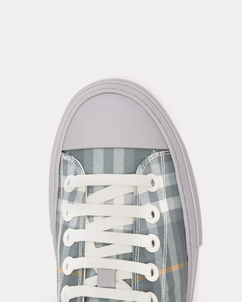 スニーカー BURBERRY Woman Sneakers Grey 8094483 BURBERRY BUBBLE LOGO LOW TOP SNEAKERS WOMEN SHOES MADE IN
