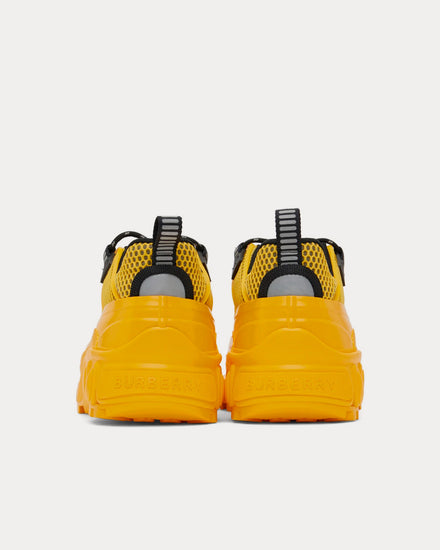 Burberry Arthur Madelina Yellow Low Top Sneakers - 3