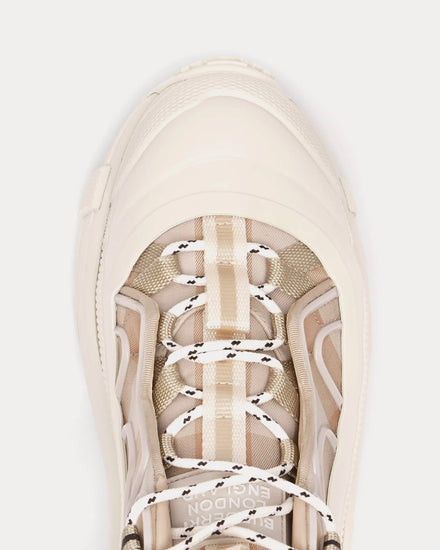 Burberry Arthur Check Cotton Soft Fawn Low Top Sneakers - 4