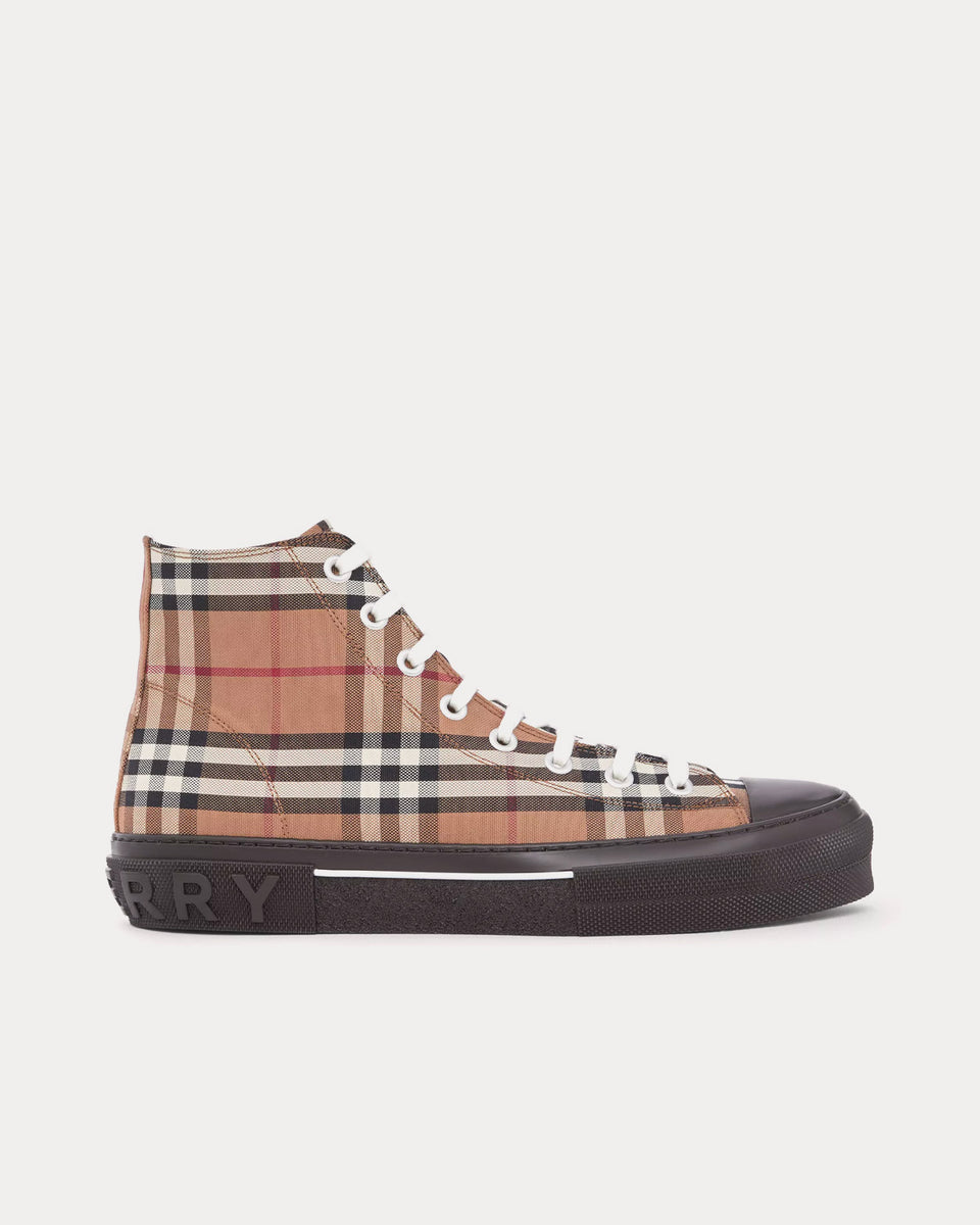 Burberry high top trainers hot sale