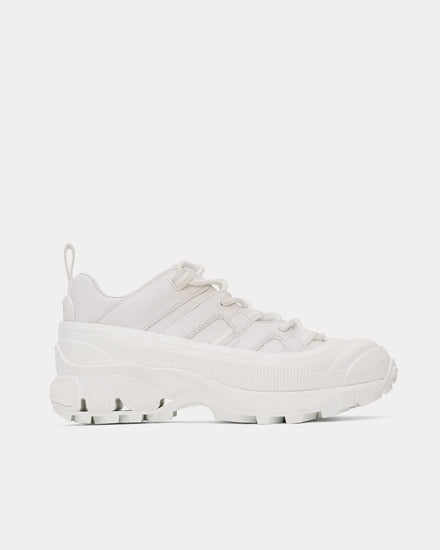 Burberry Arthur Leather White Low Top Sneakers - 1