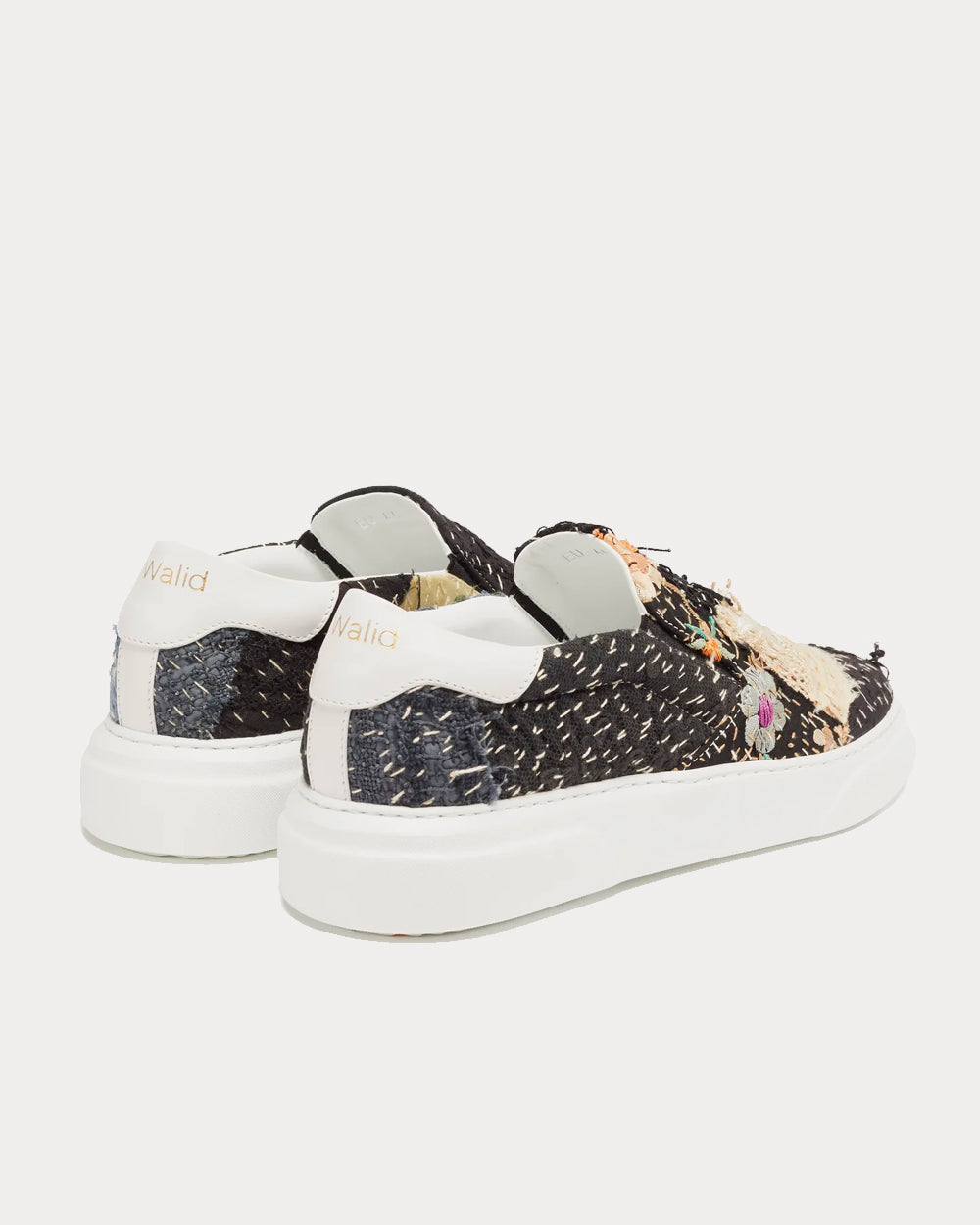 By Walid - Patchwork Slip On Sneakers