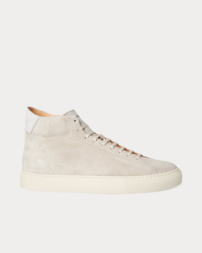 CQP Flyback Ivory High Top Sneakers - 1