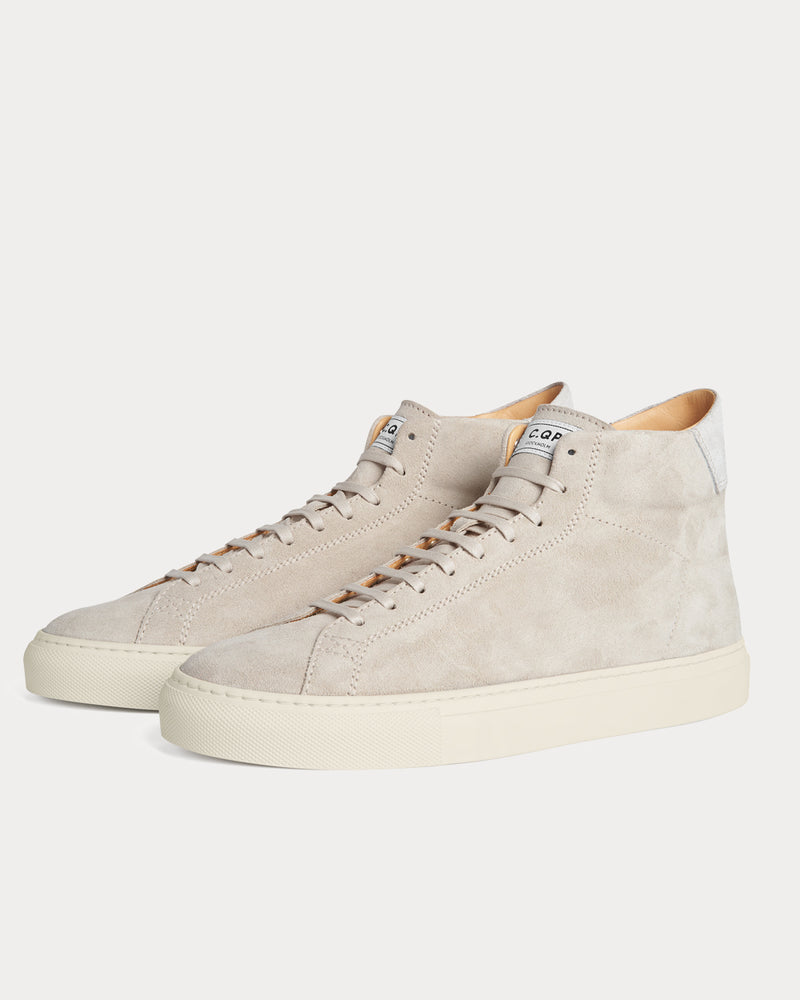 CQP Flyback Ivory High Top Sneakers - 2
