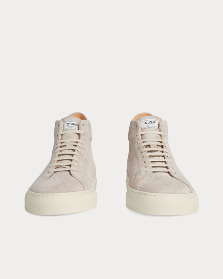 CQP Flyback Ivory High Top Sneakers - 4