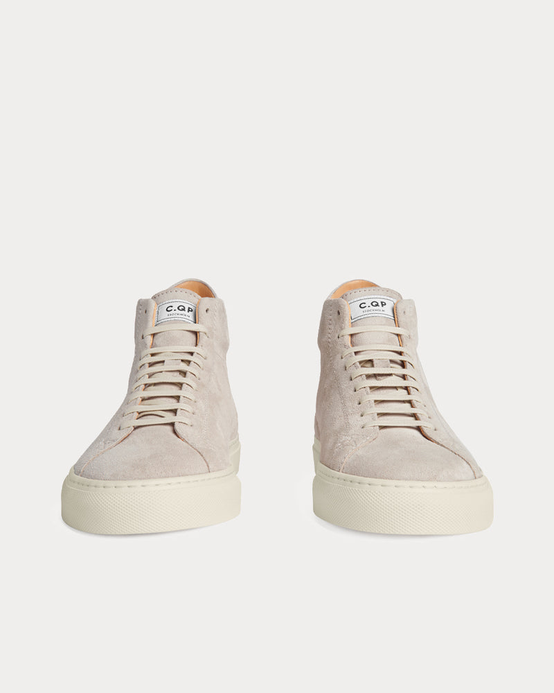 CQP Flyback Ivory High Top Sneakers - 4