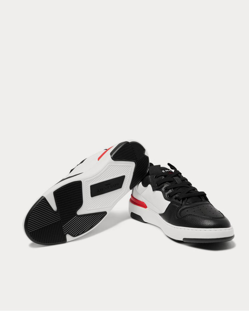 Givenchy Wing Grosgrain-Trimmed Full-Grain Leather  White low top sneakers - 3