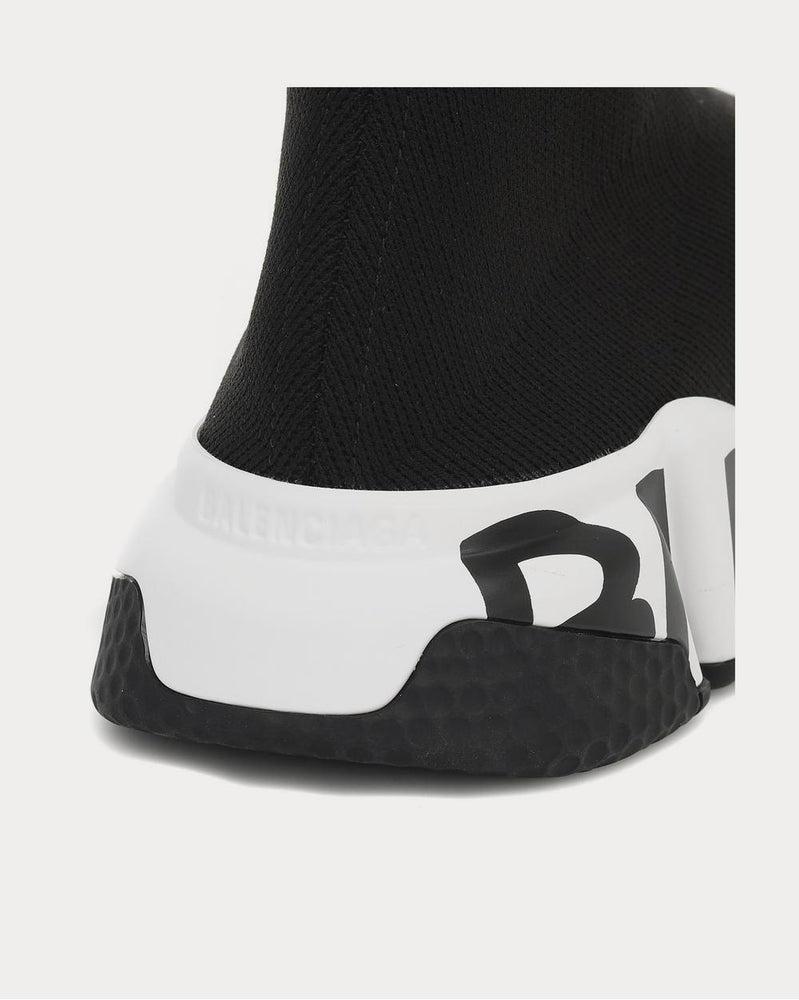 Balenciaga Speed Black High Top Sneakers - 4