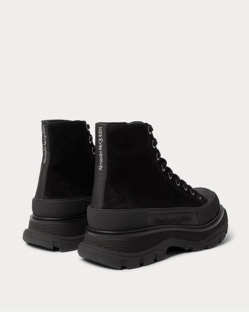 Alexander McQueen Suede High-Top  Black low top sneakers - 3