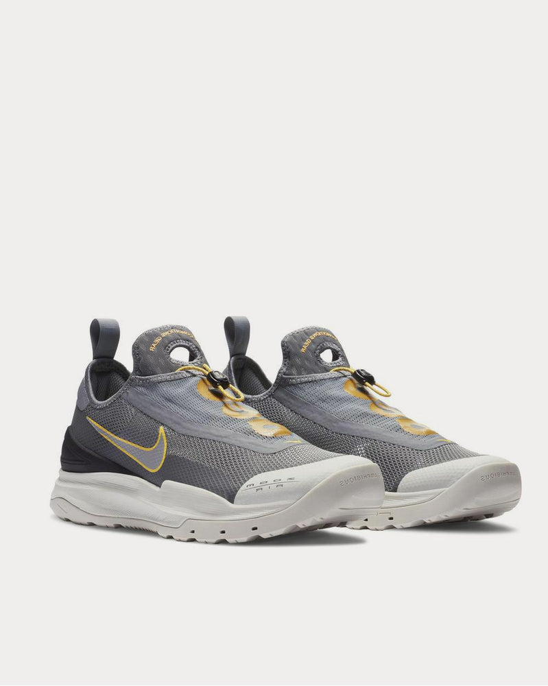 Nike ACG Zoom Air AO Rubber-Trimmed Stretch-Knit Hiking  Gray low top sneakers - 2