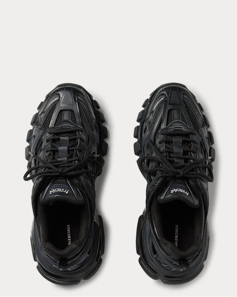 Balenciaga Track.2 Nylon, Mesh and Rubber  Black low top sneakers - 6