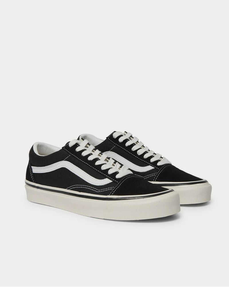 Vans Old Skool 36 DX Leather-Trimmed Canvas and Suede  Black low top sneakers - 2