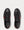Ace Watersnake-Trimmed Leather  Black low top sneakers