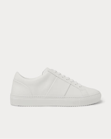 Mr P. Larry Leather  White low top sneakers