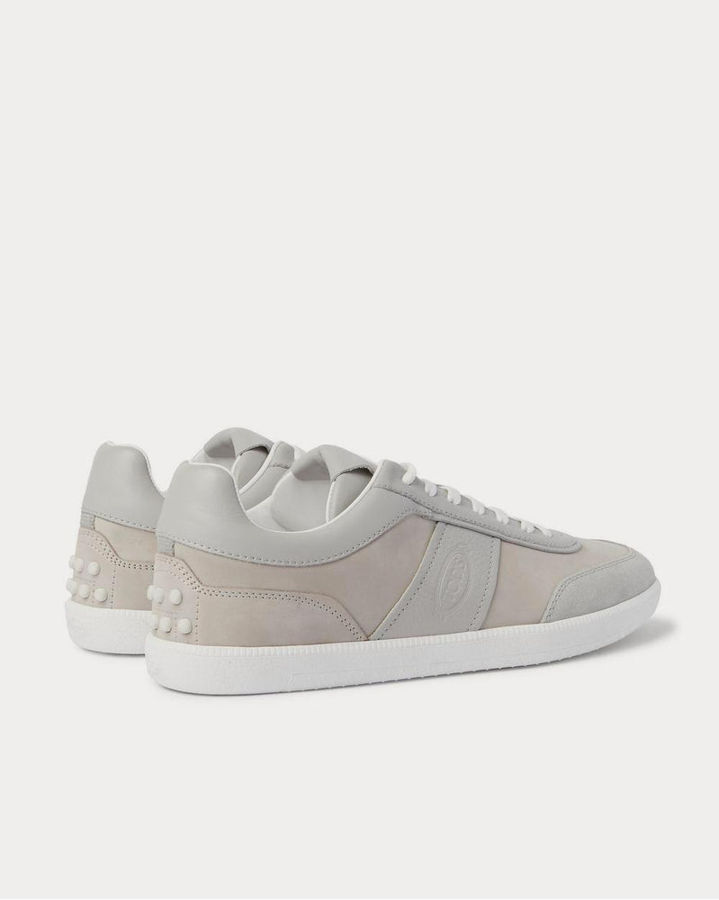 Tod's Leather, Nubuck and Suede  Navy low top sneakers - 3