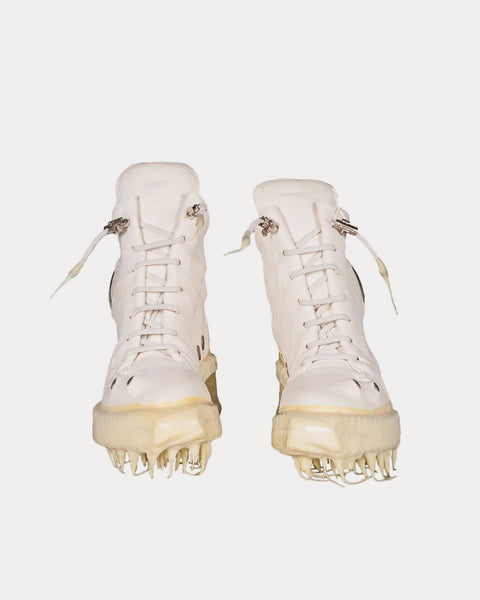 U-Jack Prosthetic White High Top Sneakers