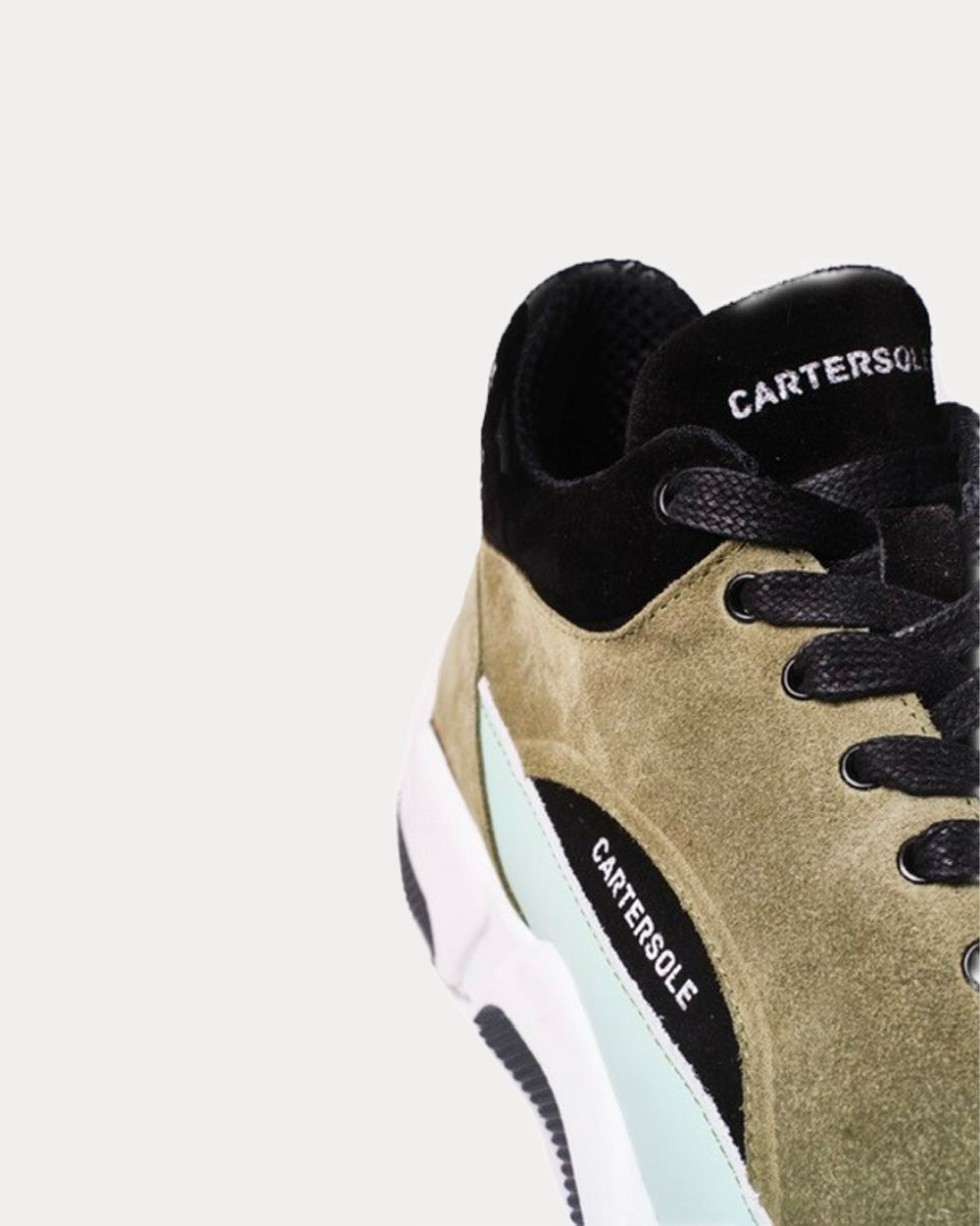 Cartersole - CS Runner Olive Green Low Top Sneakers