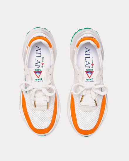 Casablanca Atlantis White / Clay Orange Low Top Sneakers - 2