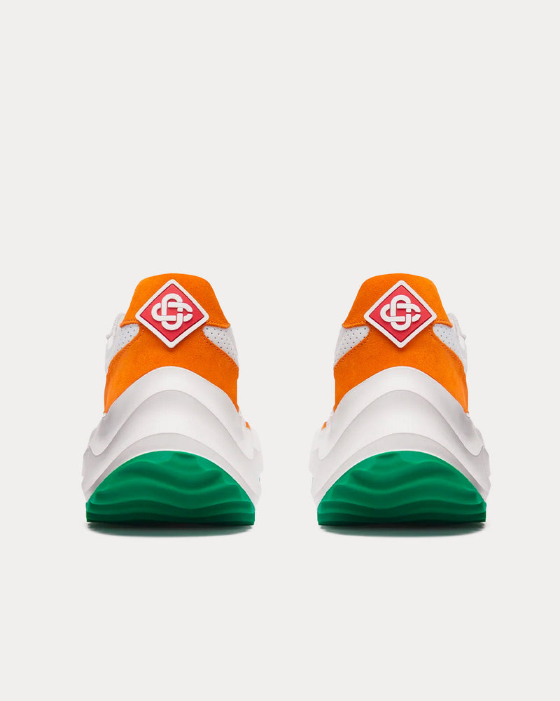 Casablanca Atlantis White / Clay Orange Low Top Sneakers - 4
