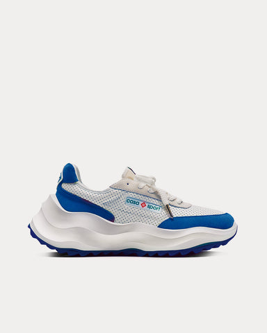 Casablanca Atlantis Blue / White Low Top Sneakers