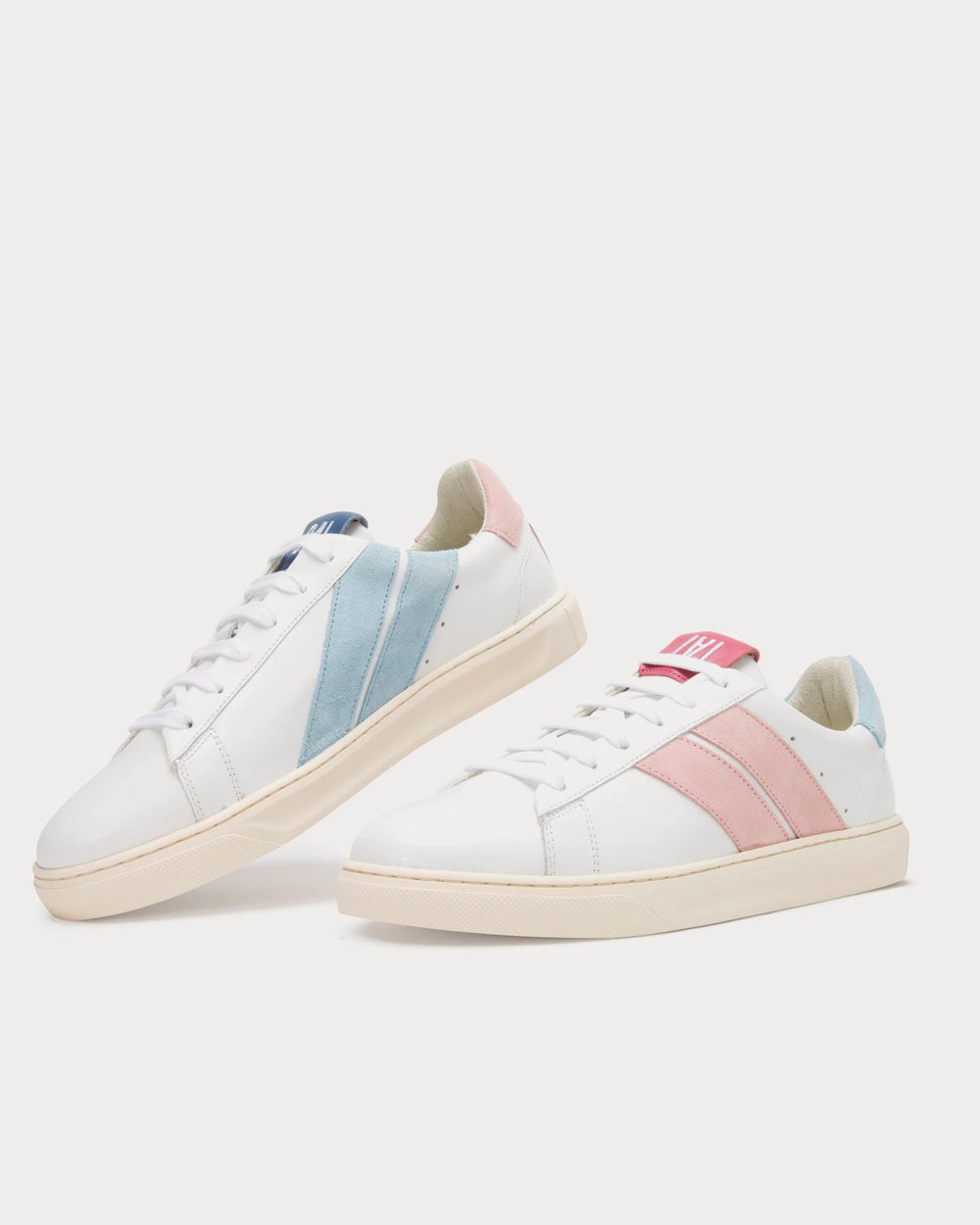 Caval - Mirror Pastel Pink Low Top Sneakers