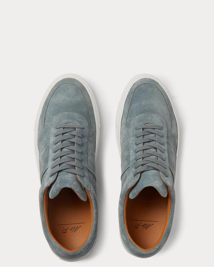 Mr P. Larry Suede  Blue low top sneakers - 6