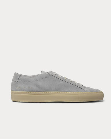 Common Projects Achilles Suede and Leather  Gray low top sneakers