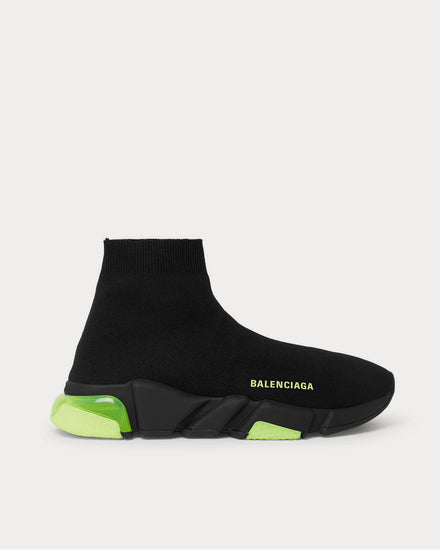 Balenciaga Speed LT Stretch-Knit Slip-On  Black high top sneakers - 1
