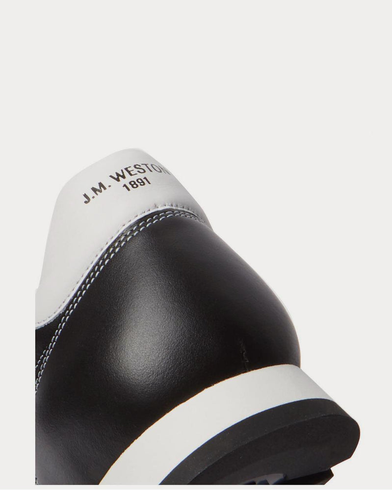 J.M. Weston On My Way Leather  Black low top sneakers - 5