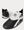 Zen Logo-Print Faux Leather  Black low top sneakers
