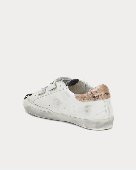 Golden Goose Old School leather White Low Top Sneakers - 3