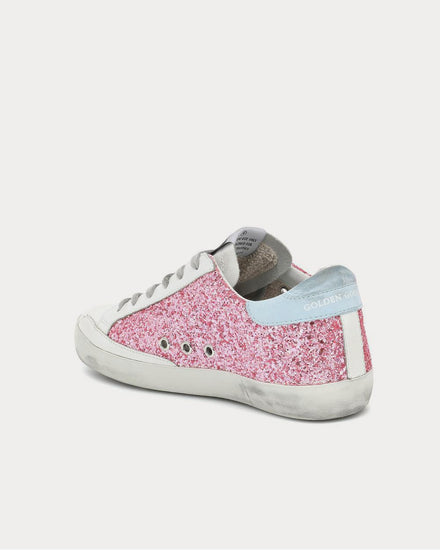 Golden Goose Superstar leather Pink Glitter Low Top Sneakers - 3