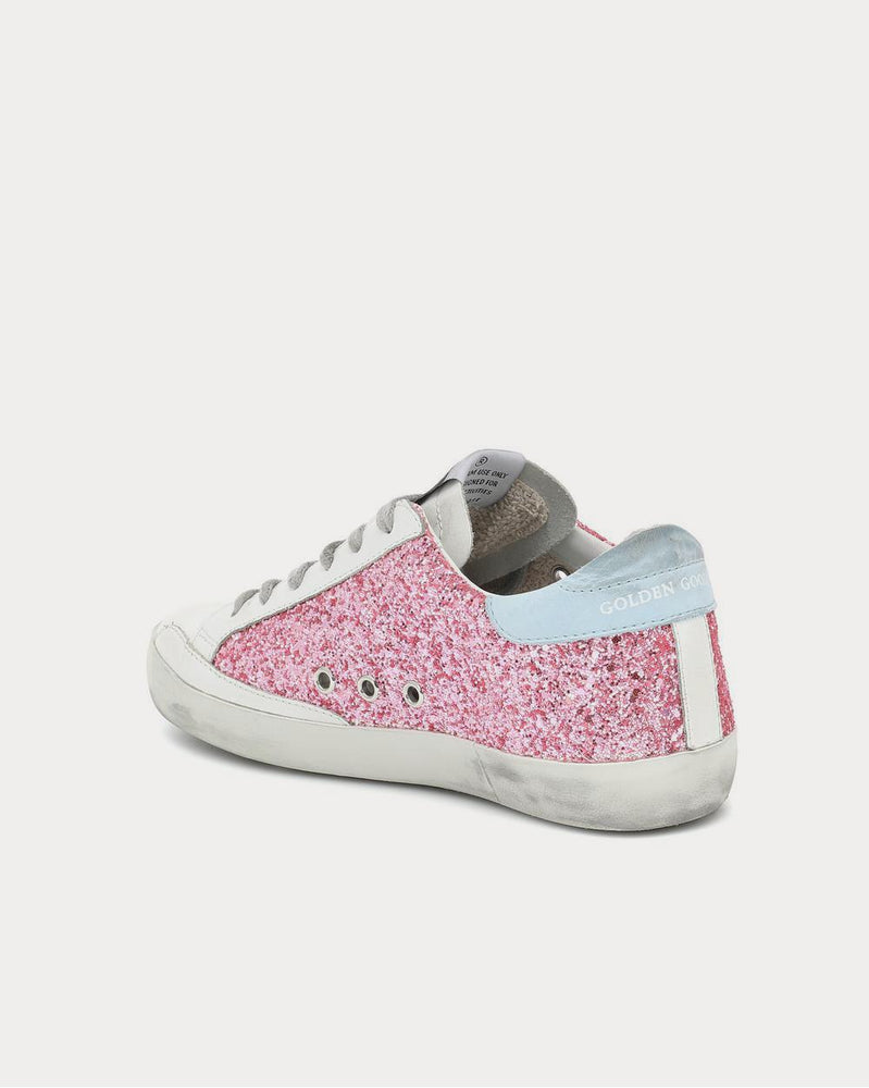 Golden Goose Superstar leather Pink Glitter Low Top Sneakers - 3