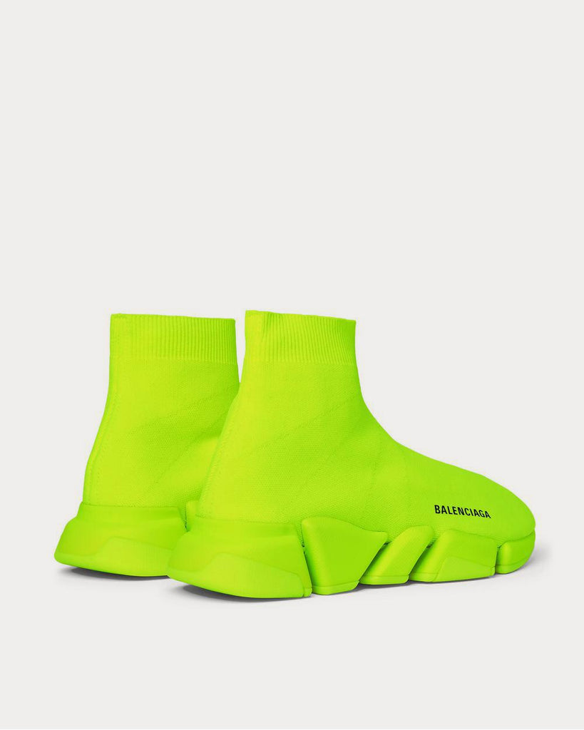 Balenciaga yellow speed trainer on sale