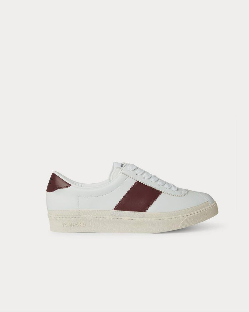 Tom Ford Bannister Leather  White low top sneakers - 1