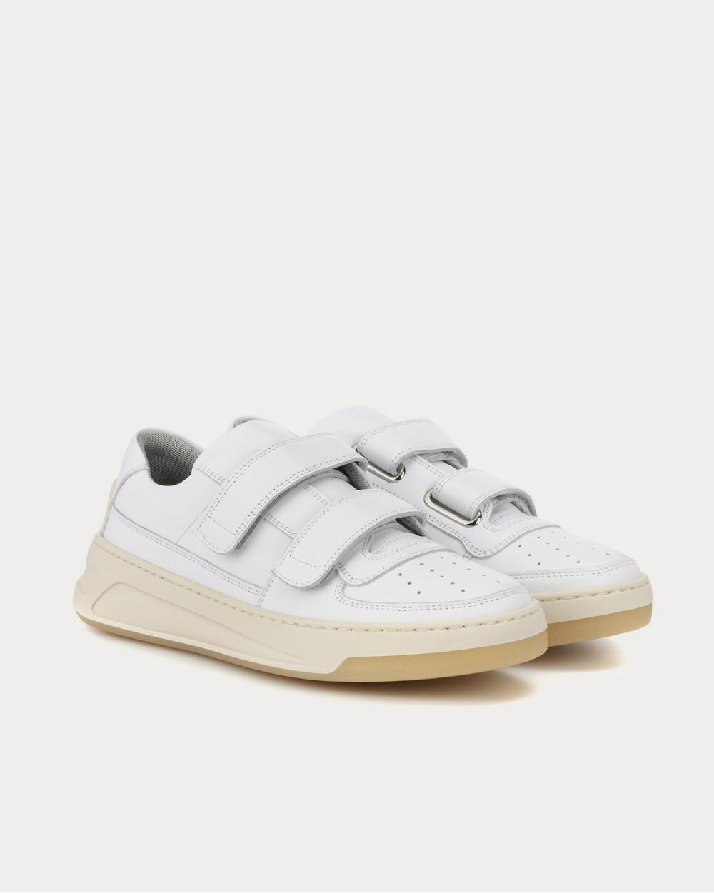 Acne Studios - Steffey leather White Low Top Sneakers