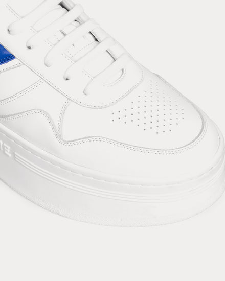 Celine Block With Wedge Outsole Optic White / Blue Low Top Sneakers - 4