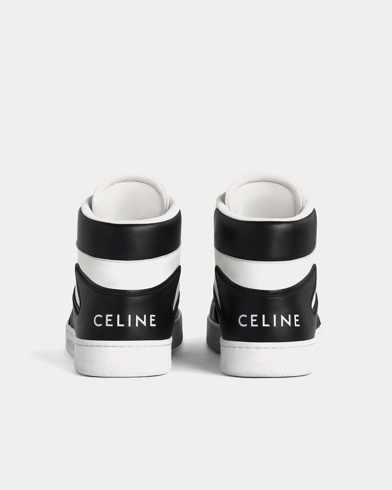 Celine Men's CT-01 'Z' Calfskin Leather Black / Optic White High