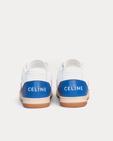 CELINE | CT-02 MID SNEAKERS WHITE/RED/BLUE スニーカー Celine Women's CT-02 Leather White / Red / Blue / Ivory Mid