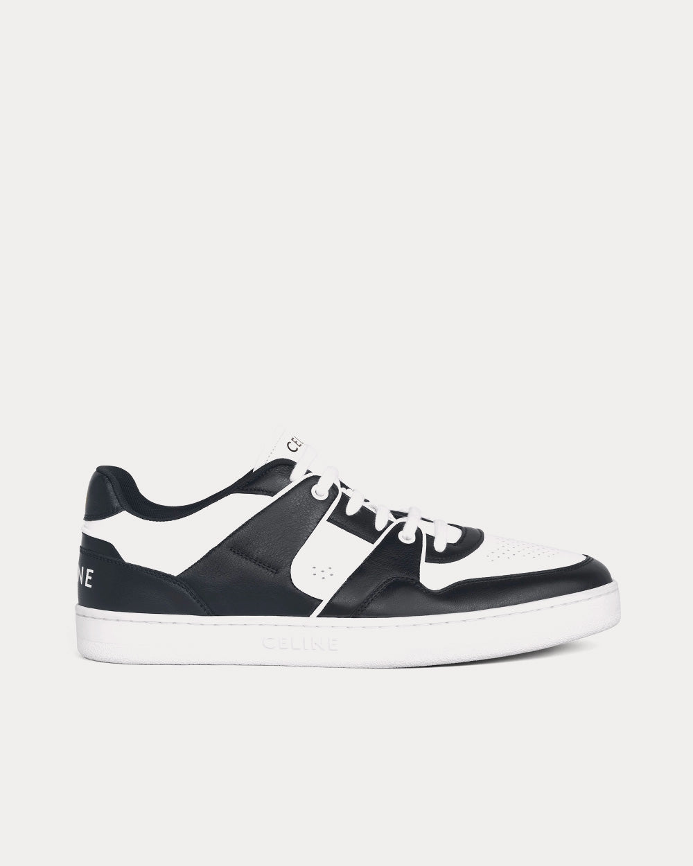 Celine - CT-04 Leather White / Black Low Top Sneakers