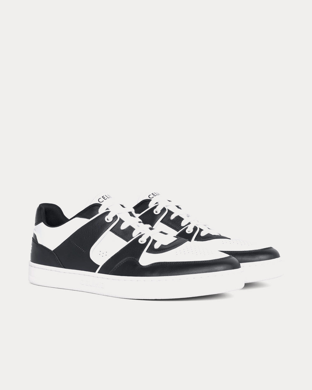 Celine - CT-04 Leather White / Black Low Top Sneakers
