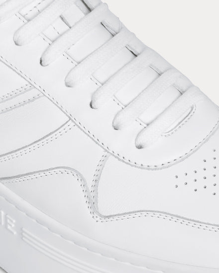 スニーカー CELINE MID-TOP SNEAKERS Celine Women's Block with Wedge Optic White Mid Top Sneakers
