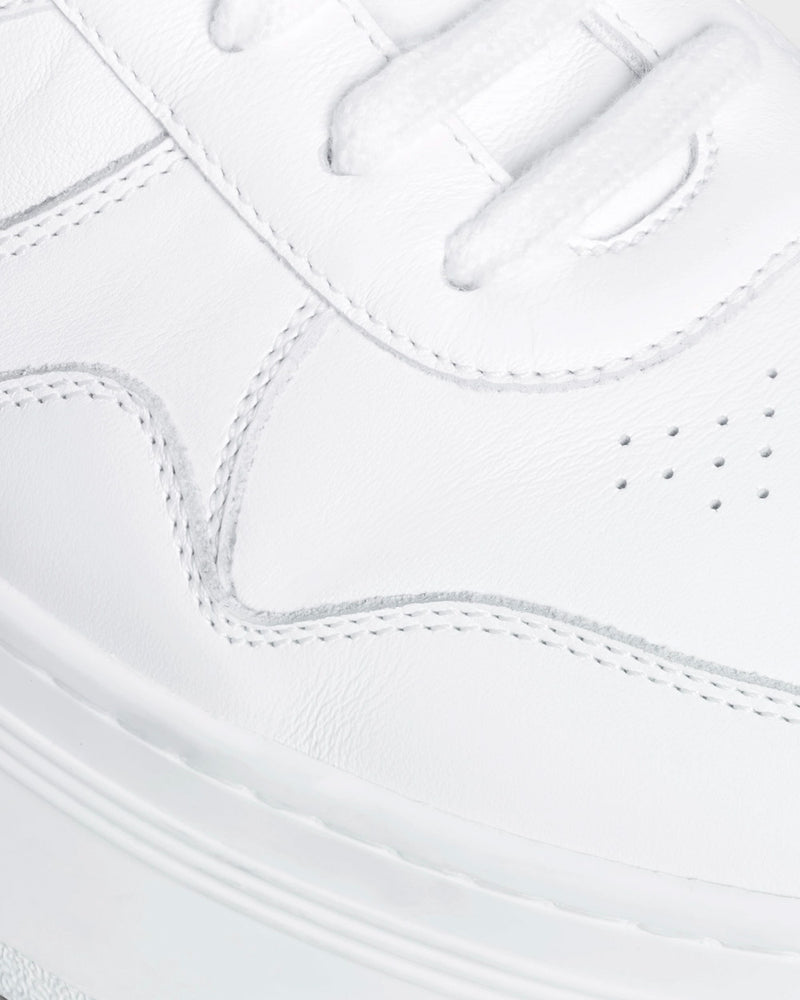 Celine Block with Wedge Outsole Optic White Low Top Sneakers - 4