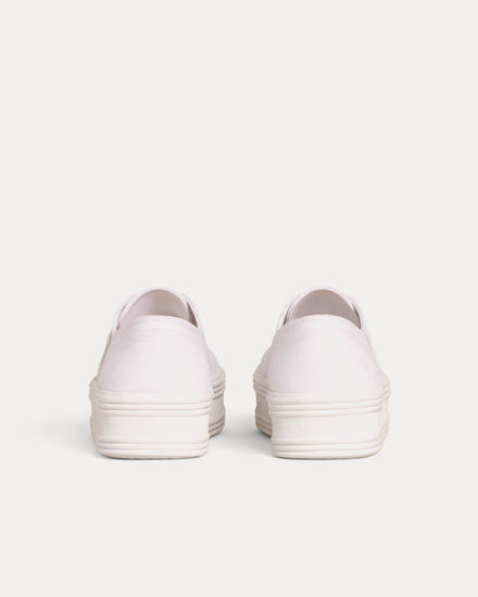 【CELINE】Jane low lace-up sneaker in canvas and calfskin CELINE Jane Low Lace Up Canvas Sneakers Size 38 | eBay