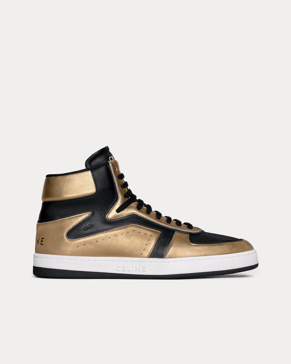 Gold high tops mens sales
