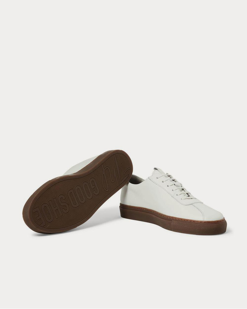 Grenson Leather  White low top sneakers - 3