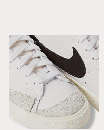 Nike Blazer Mid '77 Suede-Trimmed Leather  White high top sneakers - 5