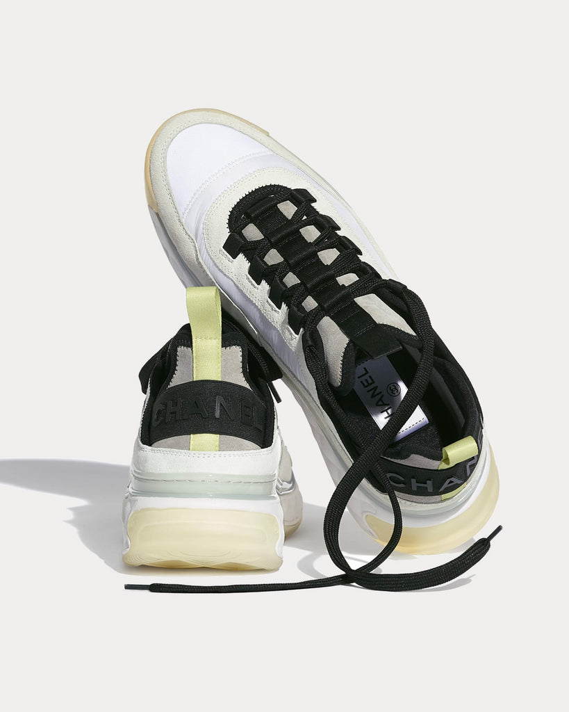 Chanel Suede Calfskin, Nylon & Grosgrain Low Top Sneakers - Sneak in Peace